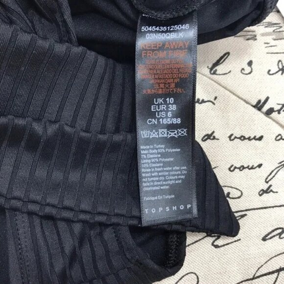 TOPSHOP Belted One-Piece Swimsuit - Picture 7 of 8